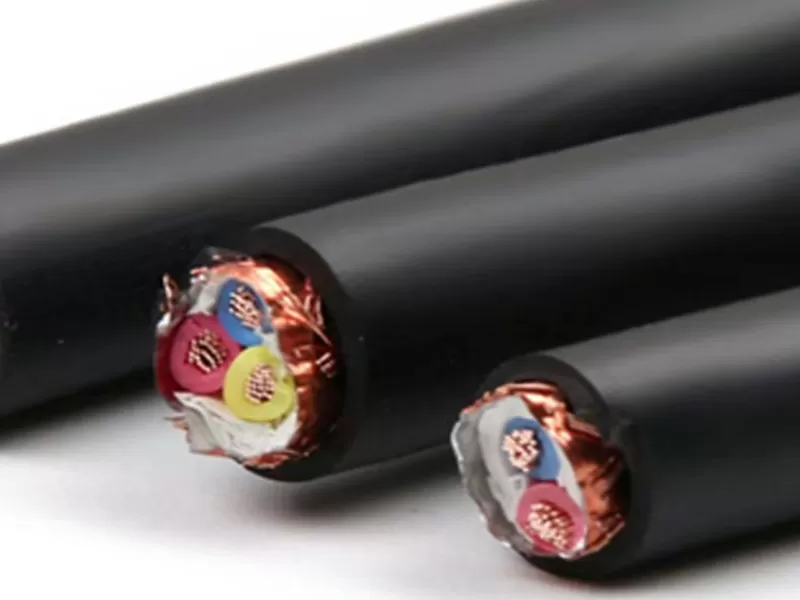 Copper Core PVC Insulated And Sheathed Braided Shielded Flexible Cable